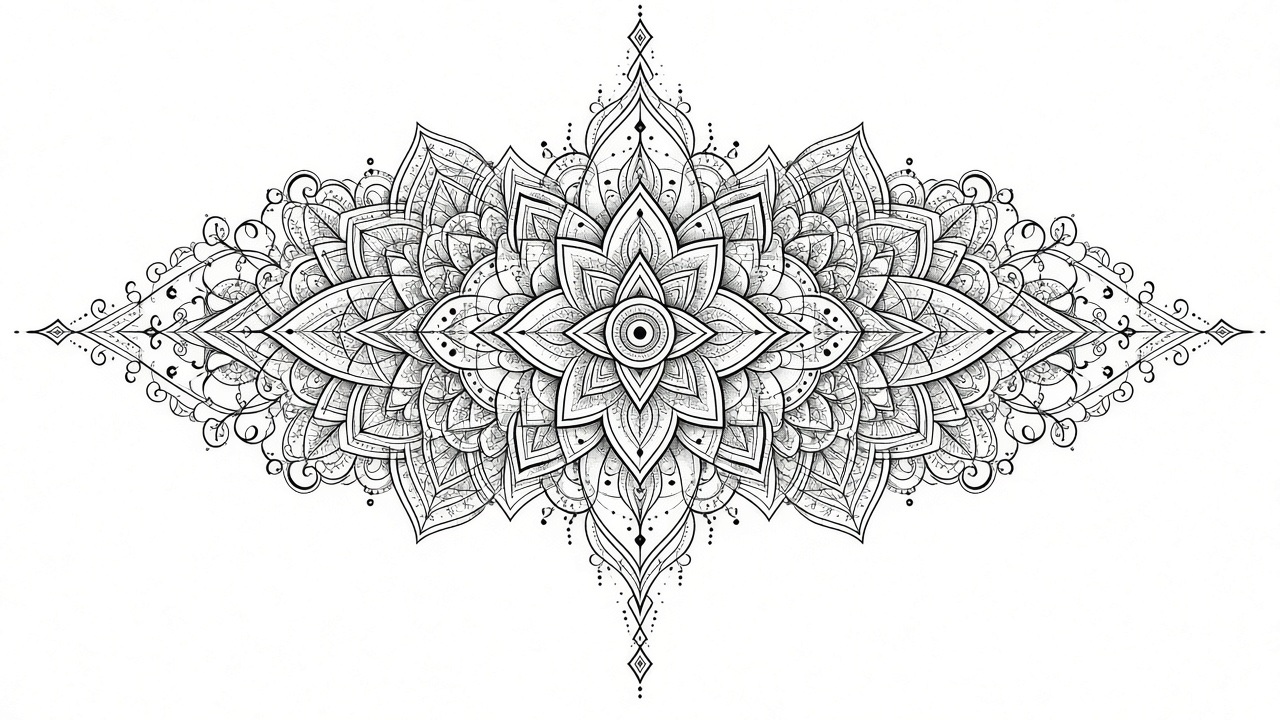 Mandala chest piece