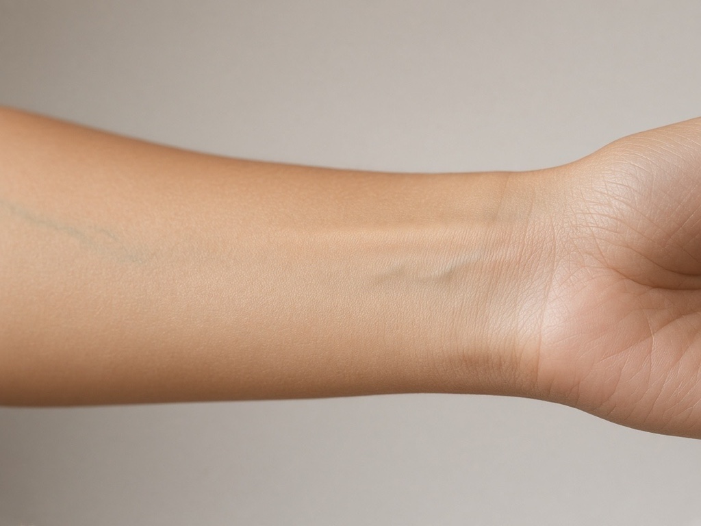 Wrist · Crescent moon – Without tattoo
