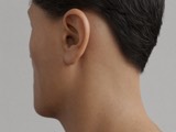 Behind the ear